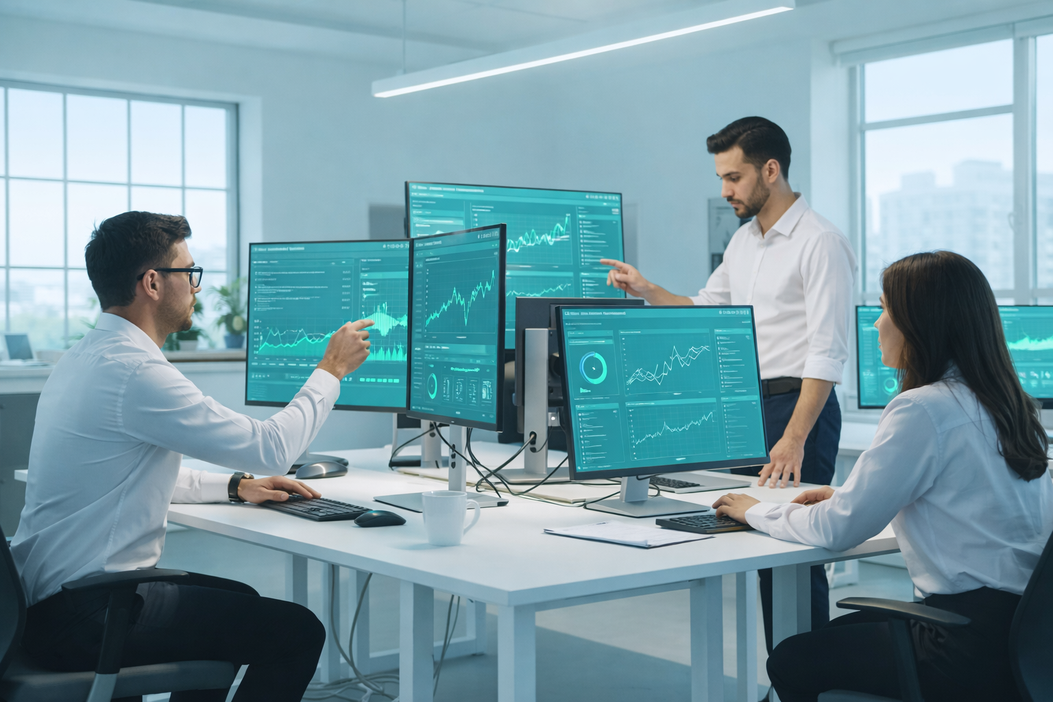 Team adapting to business growth with scalable outsourcing resources and flexible capacity